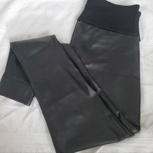Assets by Spanx faux leather leggings